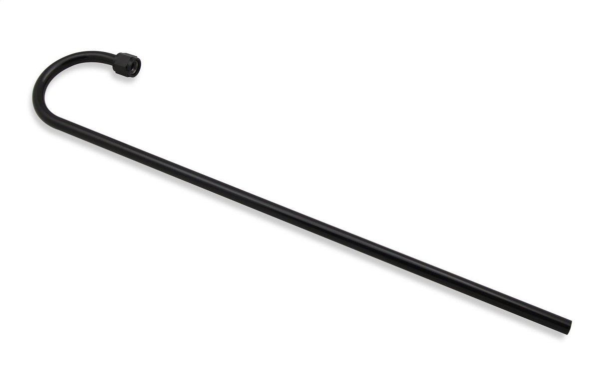 NOS 16162NOS BOTTLE BLOW DOWN TUBE, BLACK, 180 DEG