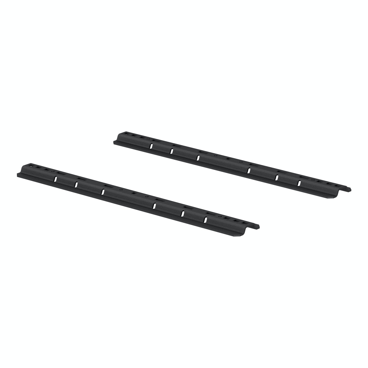 CURT 16204 Universal 5th Wheel Base Rails, 25K (Carbide Black)