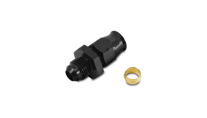 Vibrant Performance - 16454 - Tube to Male AN Adapter with Brass Olive Inserts, -4AN, Tube Size - 0.25 in.
