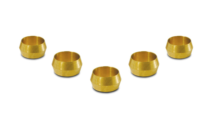 Vibrant Performance - 16464 - Pack of 5, Brass Olive Inserts; Size 1/4 in.
