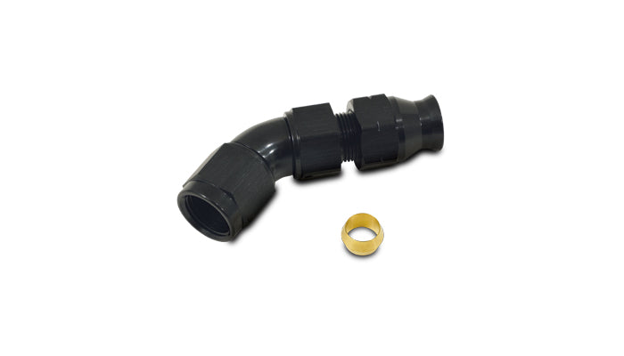 Vibrant Performance - 16558 - 45 Degree Tube to Female AN Adapter, Tube O.D. - 1/2 in.; AN Size: -8