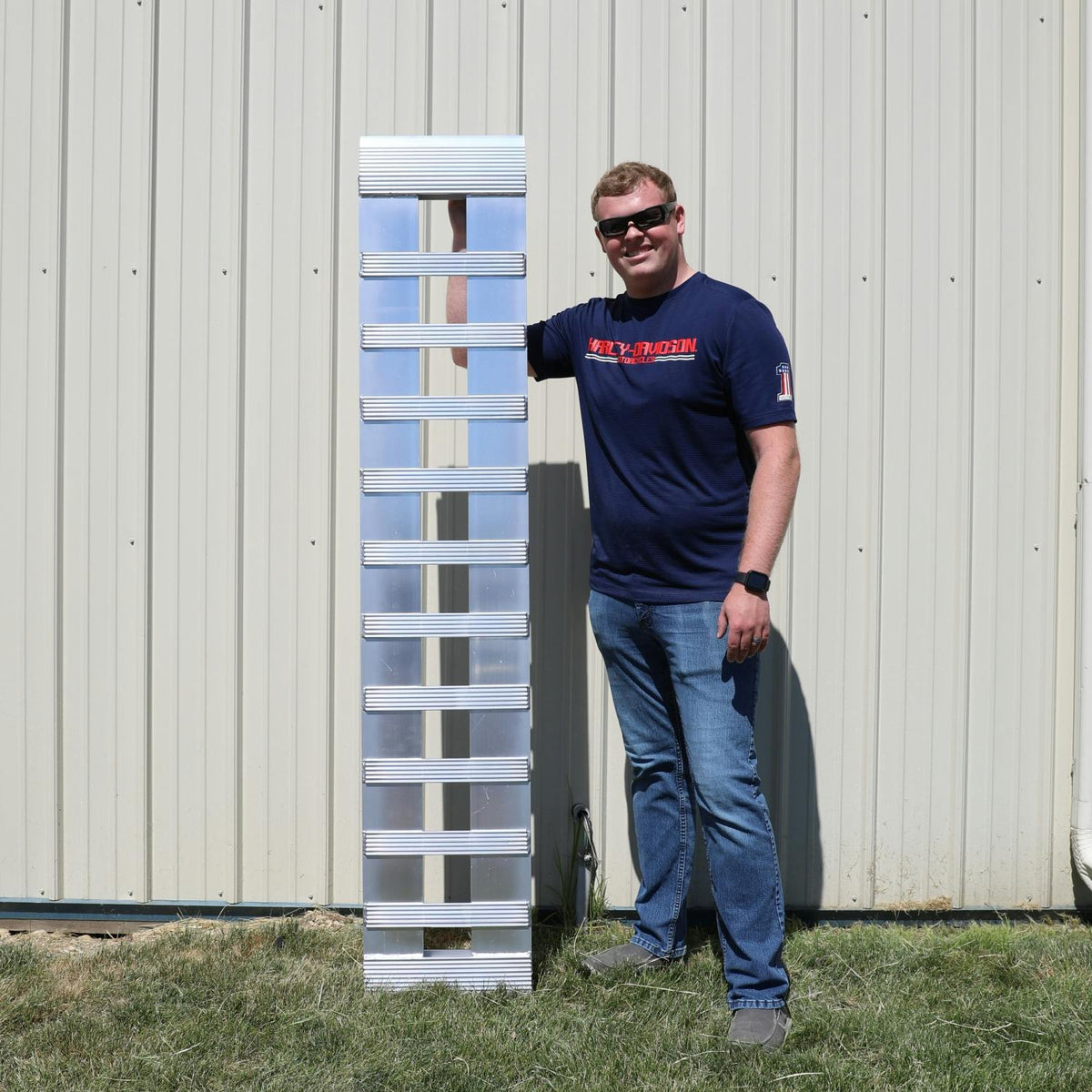 GEN-Y Hitch GH-17072 1 pair Extreme Duty 6 foot Aluminum Loading Ramps 15in x 72in 5K Capacity Per Ramp
