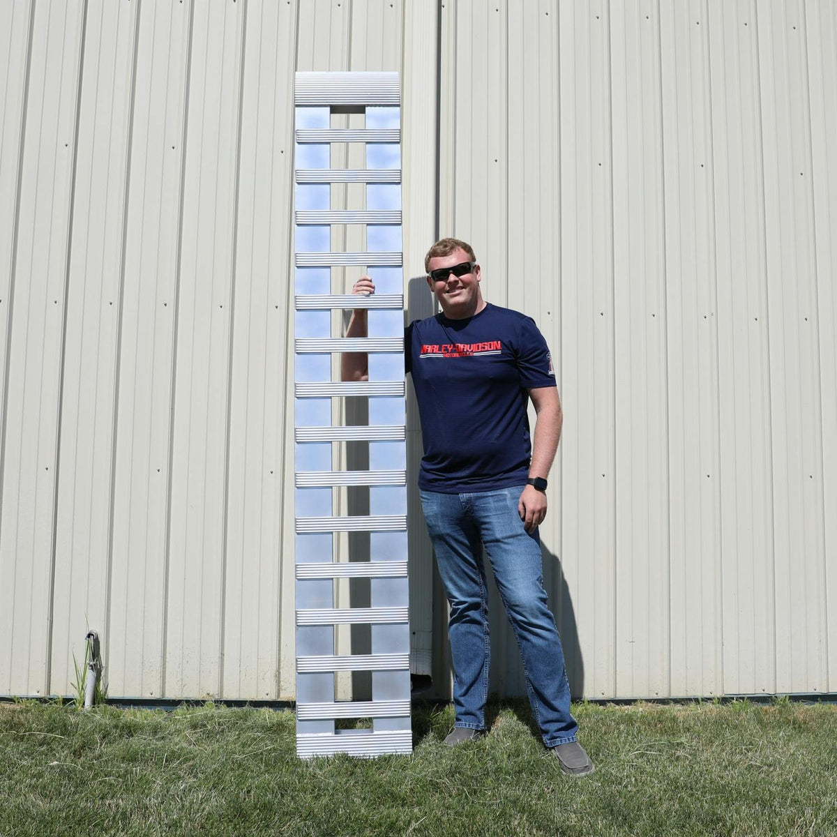 GEN-Y Hitch GH-17096 1 pair Extreme Duty 8 foot Aluminum Loading Ramps 15in x 96in 7K Capacity Per Ramp