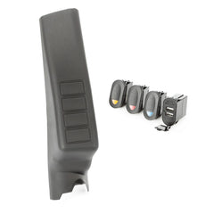 Rugged Ridge 17235.98 A-Pillar Pod Kit; 3 Switch; Dual USB Connector; 11-17 Wrangler JK/JKU