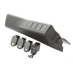 Rugged Ridge 17235.98 A-Pillar Pod Kit; 3 Switch; Dual USB Connector; 11-17 Wrangler JK/JKU