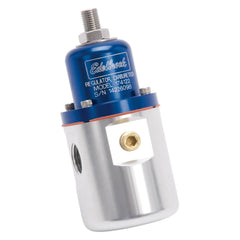 Edelbrock 174122 REGULATOR CARB FUEL PRESSURE 3/8 Npt INLET/OUTLET BLUE/CLEAR ANODIZED FINISH