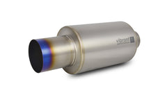 Vibrant Performance - 17564 - Muffler with Straight Cut Burnt Tip, 3.50 in. Inlet