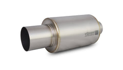 Vibrant Performance - 17565 - Muffler with Straight Cut Natural Tip, 3.50 in. Inlet