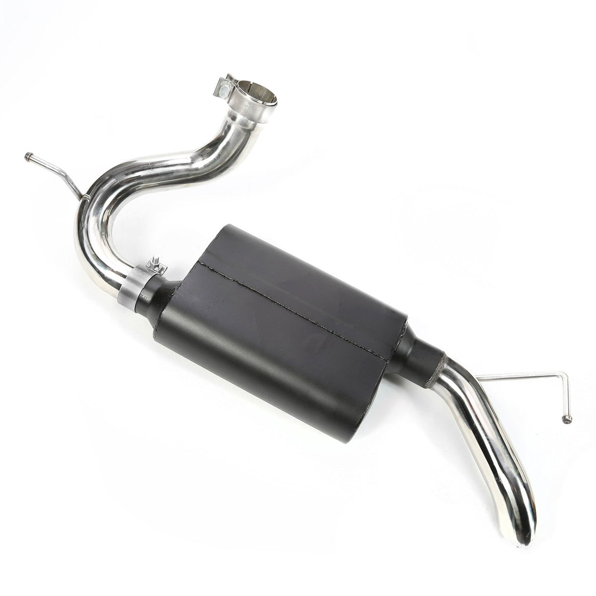 Rugged Ridge 17606.70 Heavy Duty Off-Road Muffler; 07-17 Jeep Wrangler JK