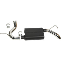 Rugged Ridge 17606.70 Heavy Duty Off-Road Muffler; 07-17 Jeep Wrangler JK