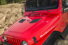 Rugged Ridge 17759.09 Performance Hood Vents; Black; 97-17 Jeep Wrangler JK