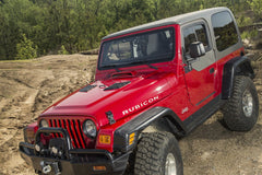 Rugged Ridge 17759.09 Performance Hood Vents; Black; 97-17 Jeep Wrangler JK