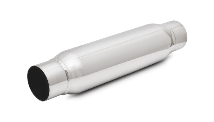 Vibrant Performance - 17890 - Bottle Style Resonator, 2.00 in. inlet/outlet x 12 in. Long