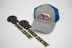 JB's Power Centre Total Truck Center Swag Package - Trucker Hat and Stickers
