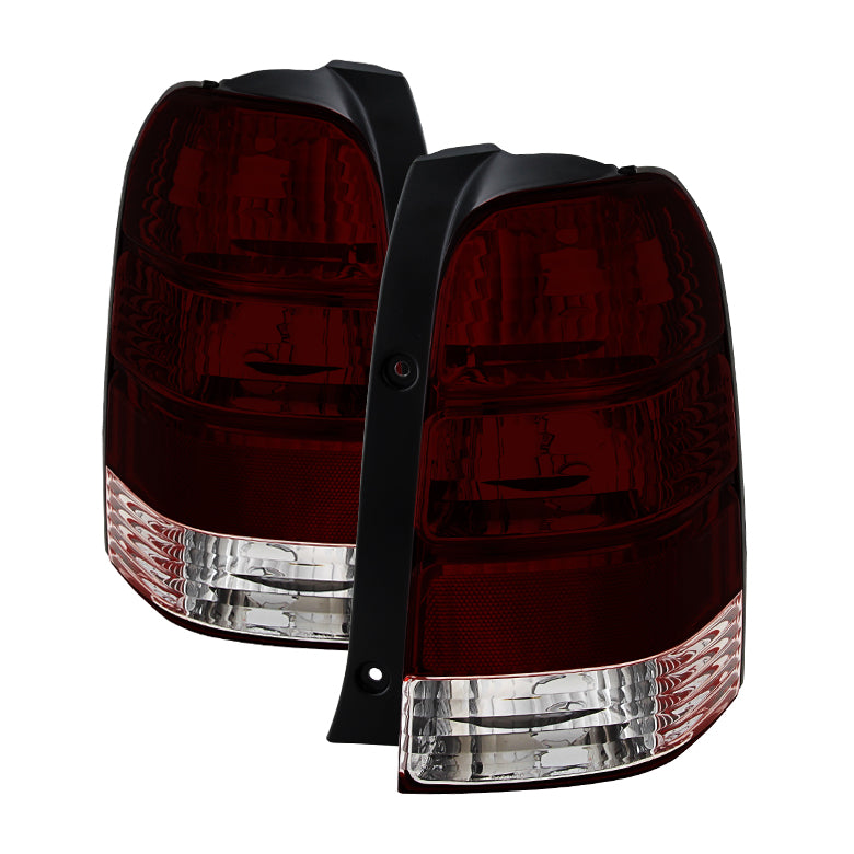 XTUNE POWER 9030970 Ford Escape 01 07 OEM Style Tail Lights Red Smoked