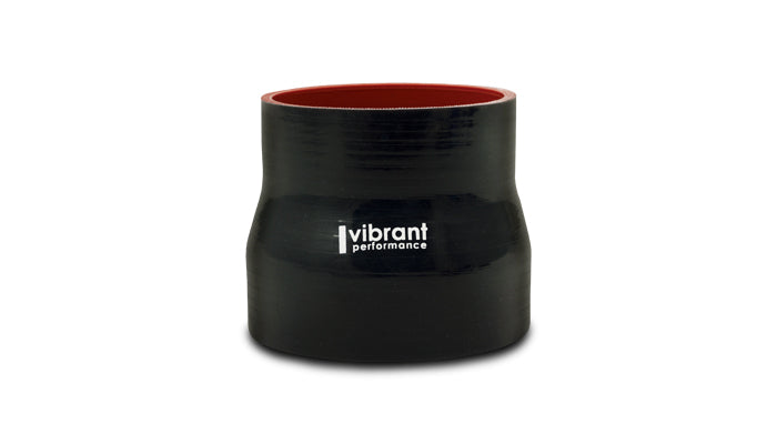 Vibrant Performance - 19746 - Reducer Coupler, 4.00 in. I.D. x 4.25 in. I.D. x 4.50 in. Long - Black