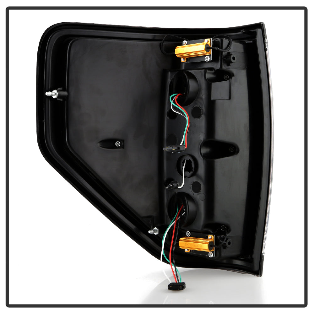 XTUNE POWER 9951503 Ford F150 09 14 Full LED Tail Lights Black