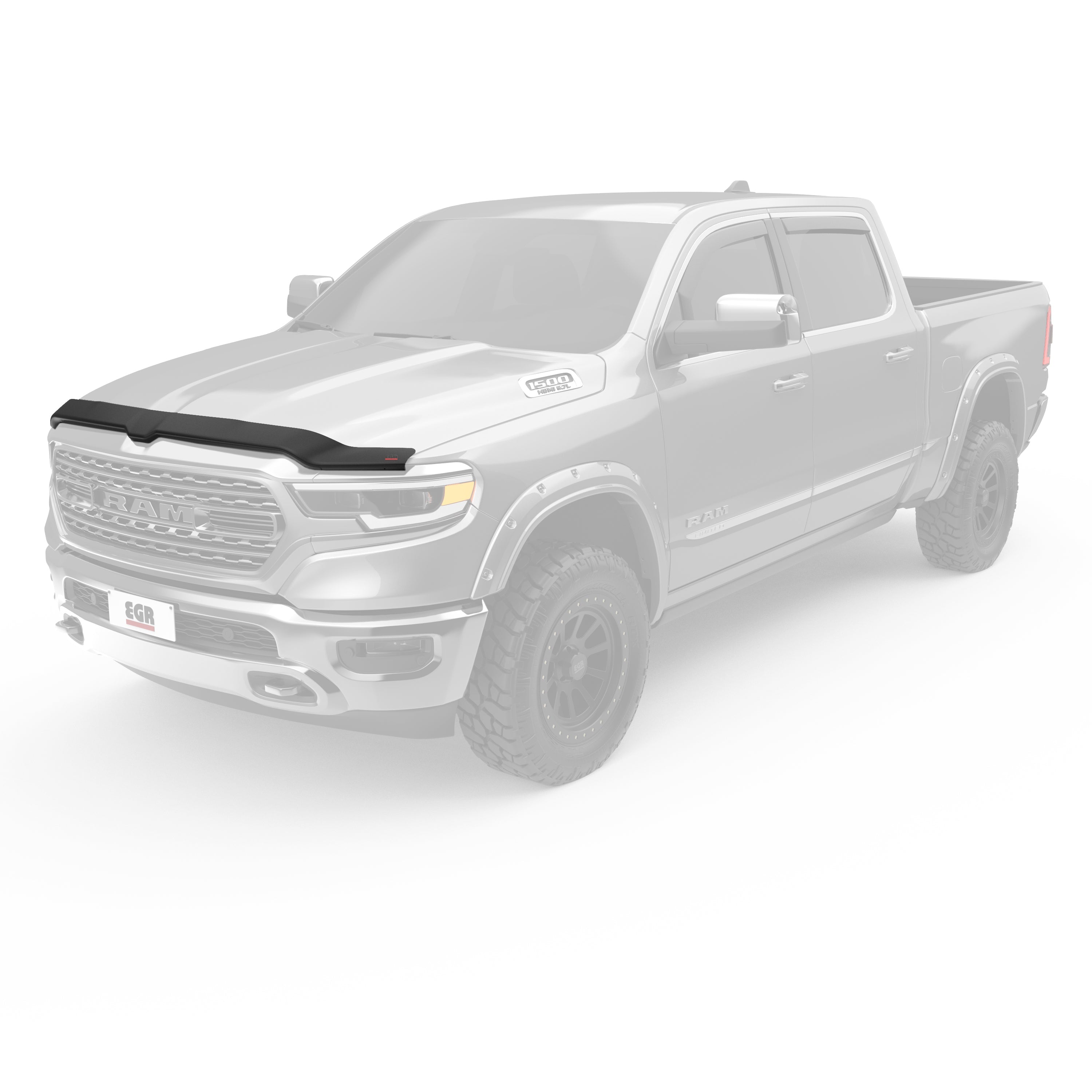 EGR Superguard hood guard dark smoke 19+ Ram 1500