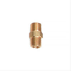 Ridetech Airline Fitting, Nipple. 1/4" NPT x 1" Long with Hex 31957001