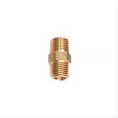 Ridetech Airline Fitting, Nipple. 1/4" NPT x 1" Long with Hex 31957001