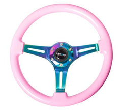 NRG Innovations Steering Wheels Wood Grain ST-015MC-NPK