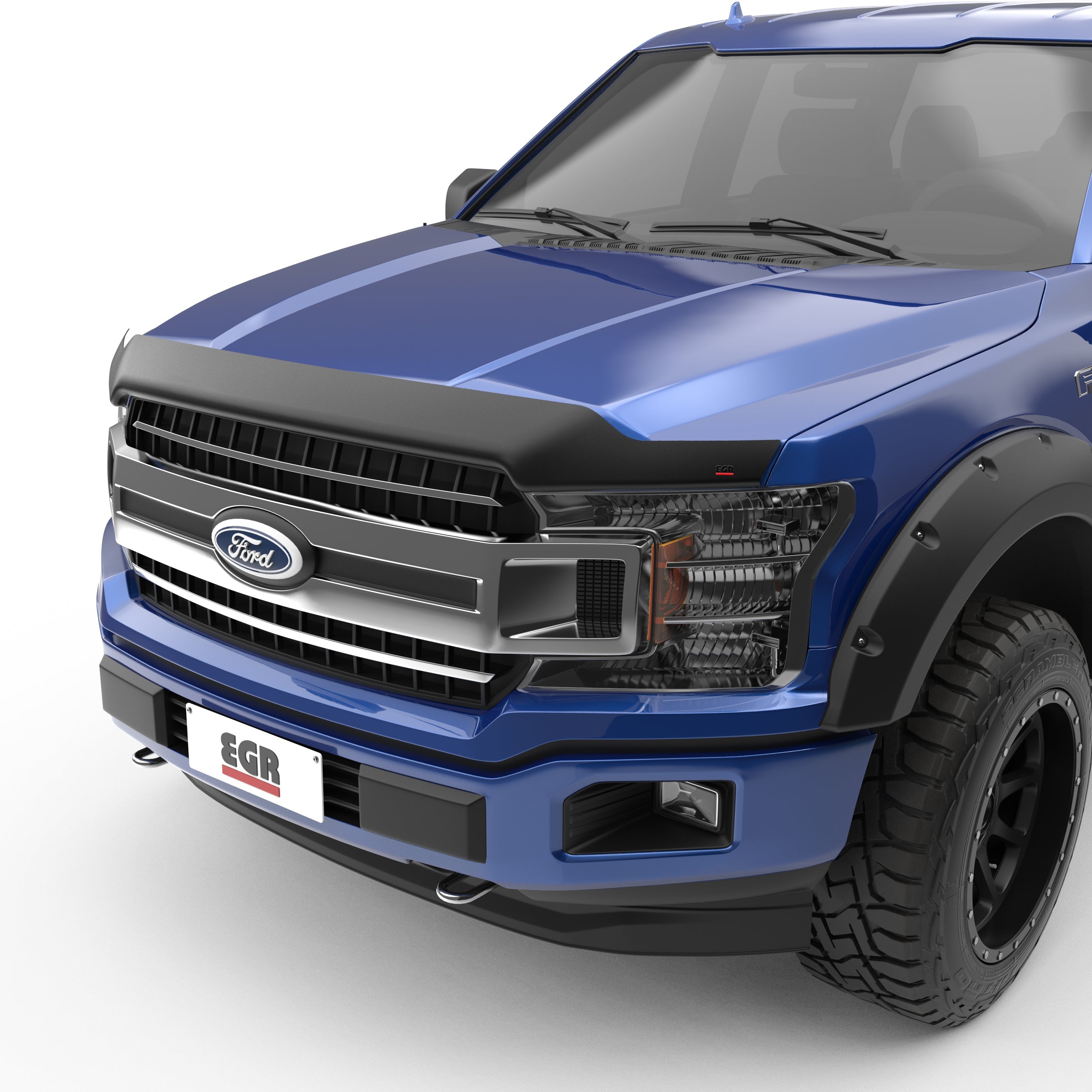 EGR Superguard hood guard matte black 15-20 Ford F-150