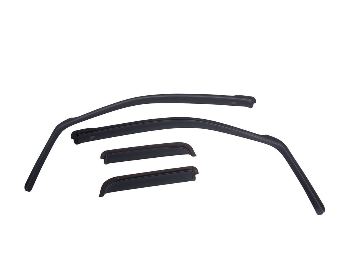DISCONTINUED - EGR in-channel window visors front & rear set matte black 14-22 Jeep Cherokee