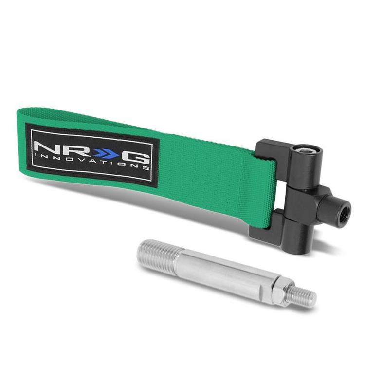 NRG Innovations Tow Straps Bolt In - Car specific TOW-144GN