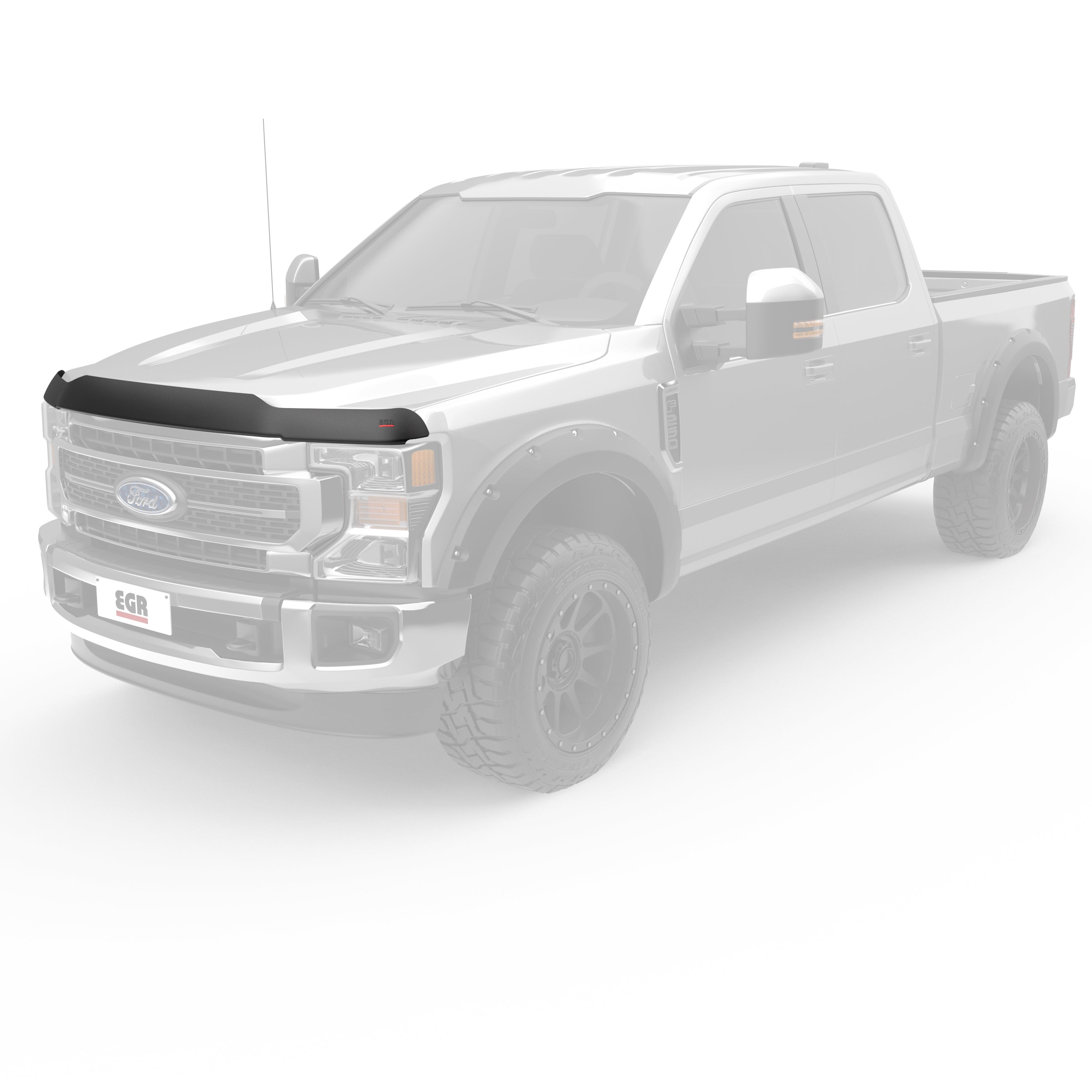 EGR Superguard hood guard dark smoke 17+ Ford F-250 & F-350 Super Duty