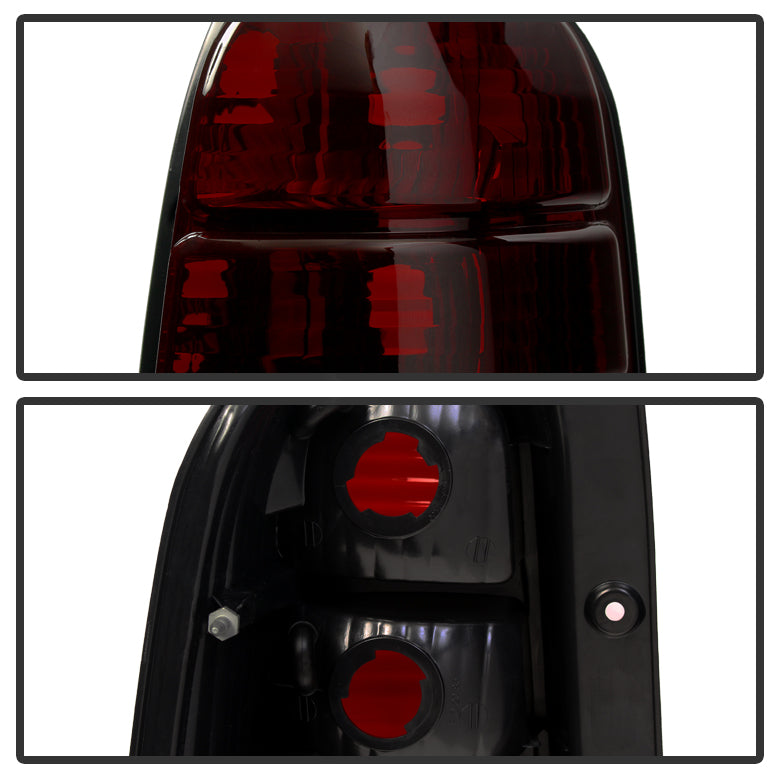 XTUNE POWER 9030970 Ford Escape 01 07 OEM Style Tail Lights Red Smoked