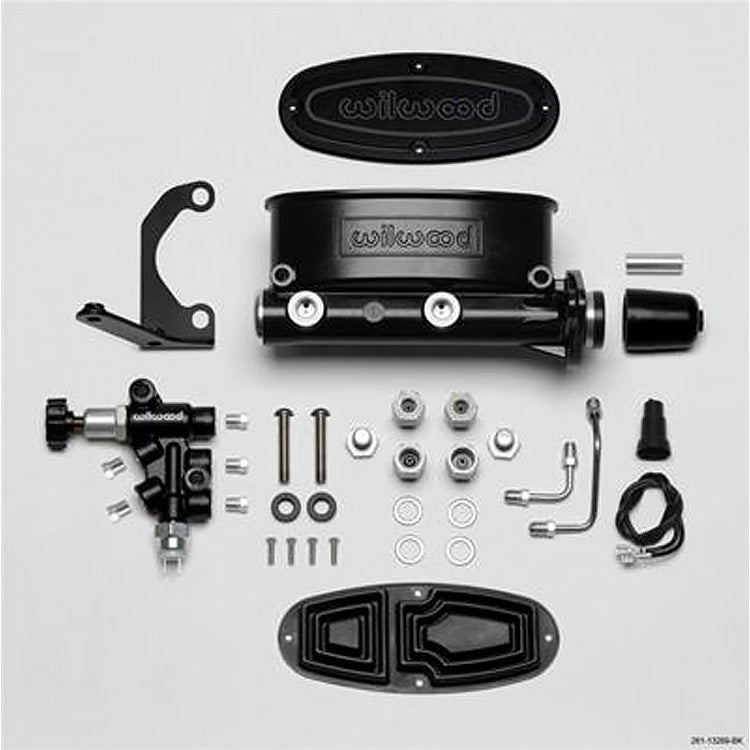 Wilwood Brakes KIT,M/C,TANDEM,1.00,W/P-VALVE,BLACK 261-13269-BK