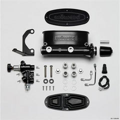 Wilwood Brakes KIT,M/C,TANDEM,1.00,W/P-VALVE,BLACK 261-13269-BK