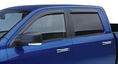 EGR tape-on window visors front & rear set dark smoke Crew Cab 09-14 Ford F-150