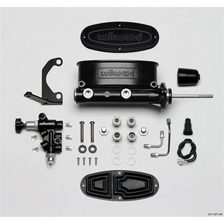 Wilwood Brakes KIT,M/C,TANDEM,7/8,W/P-VALVE,BLACK 261-13271-BK