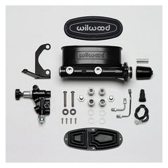 Wilwood Brakes KIT,M/C,TANDEM,1.12,W/P-VALVE,BLACK 261-13270-BK