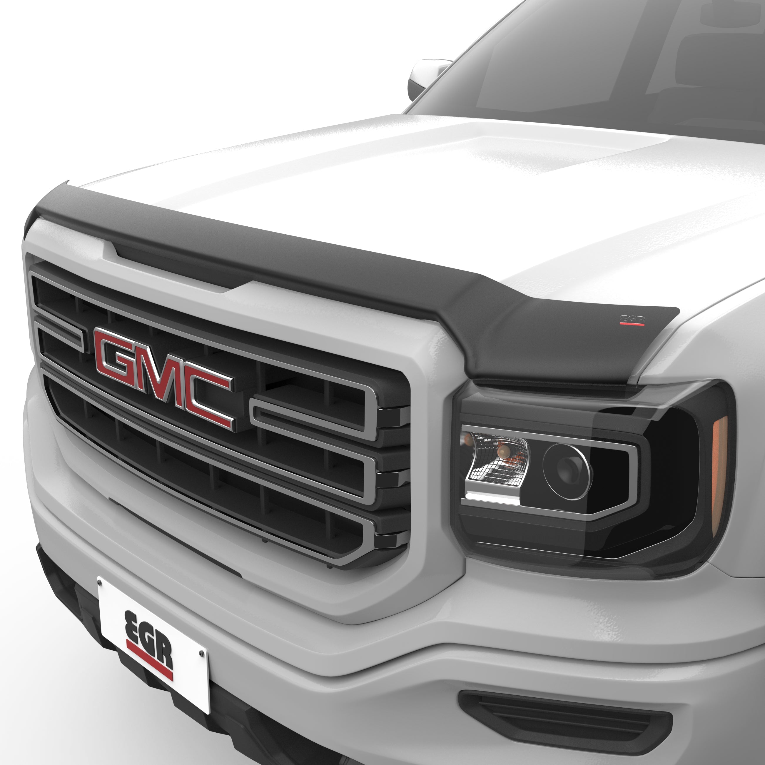 EGR Superguard hood guard matte black 14-18 GMC Sierra 1500, 15-19 GMC Sierra 2500 &3500 HD