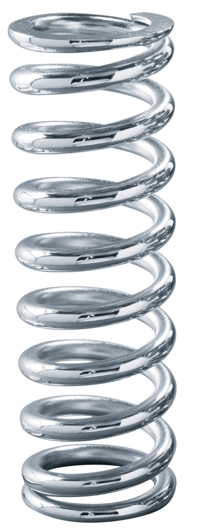 QA1 8SM125 Spring Chrome Silicon 1-7/8 Id 8-125 Lbs Chrome Plated