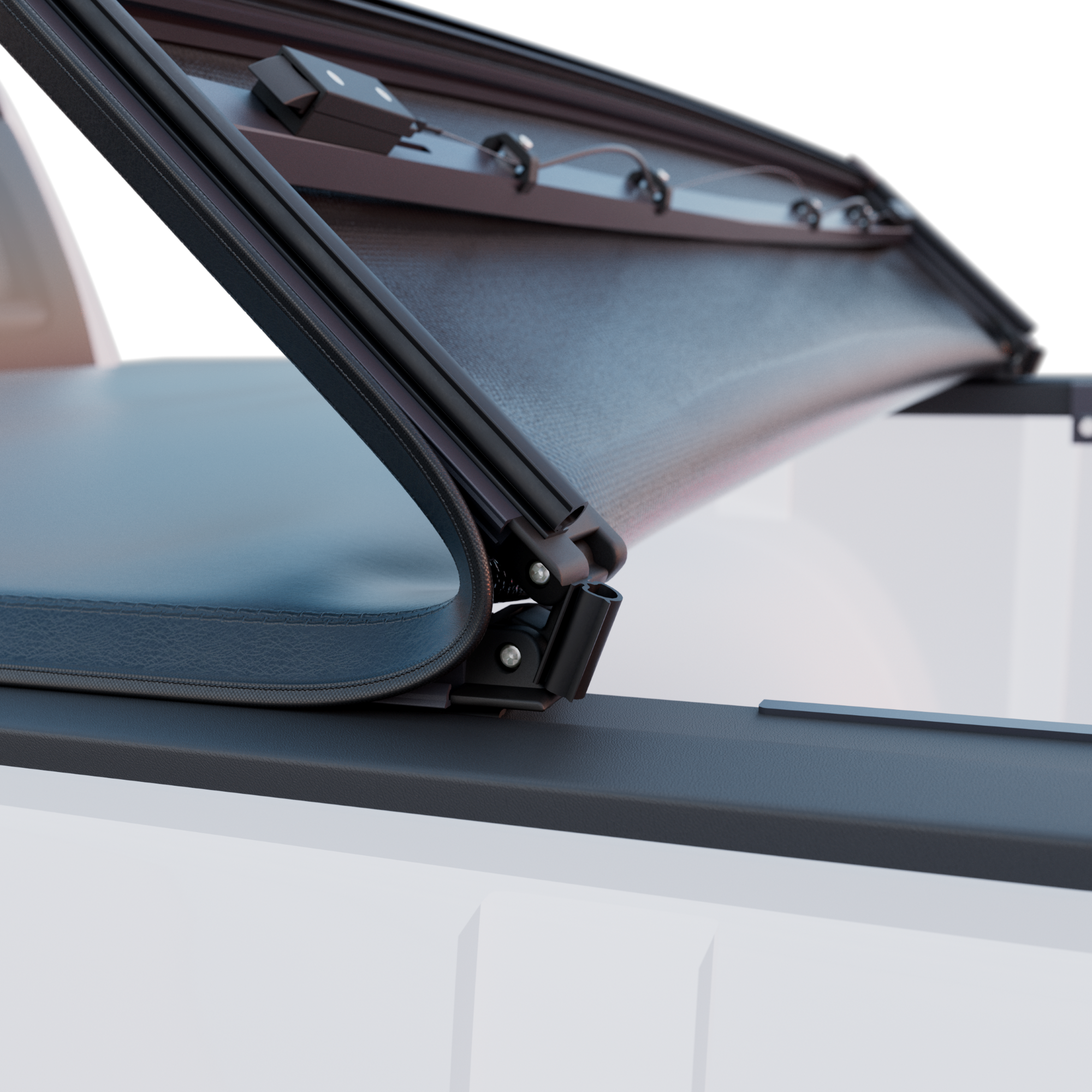 Worksport SC4 PRO Soft-Folding Tonneau Cover 29-2725 Dodge Ram Bed Length: 67.4Inch Tonneau Cover