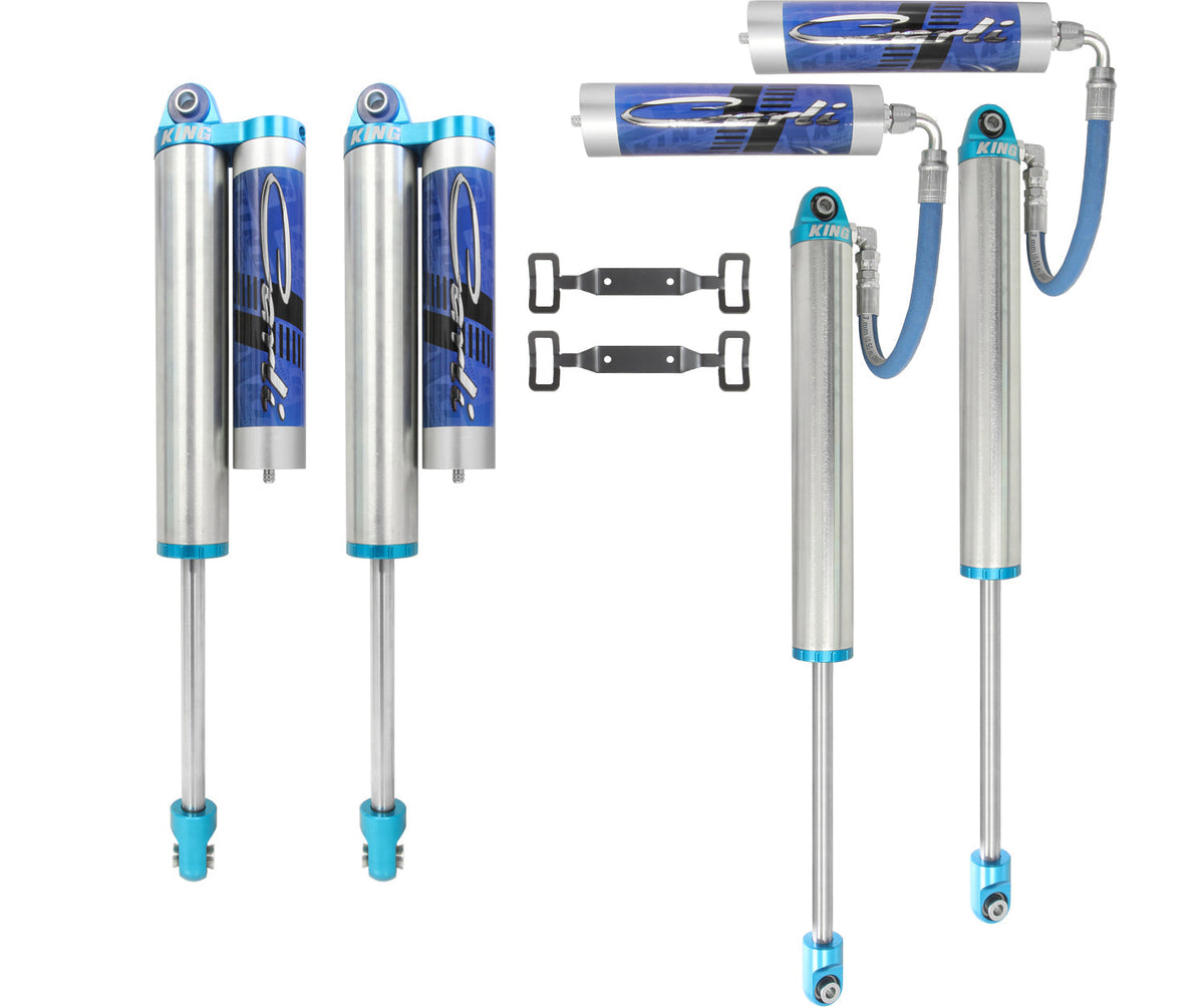Carli Suspension CS-FEX-PER25SPKG Carli Tuned King 2.5 inch PB and RR 4.5 inch Lift Front and Rear Shock Pkg With Res Mounts