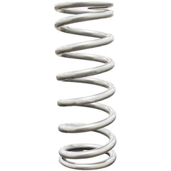 QA1 9HT350 Spring, Cr-Si High Travel 2-1/2 inch Id 9 inch X 350 Lbs/In. Silver Pwdr Coat