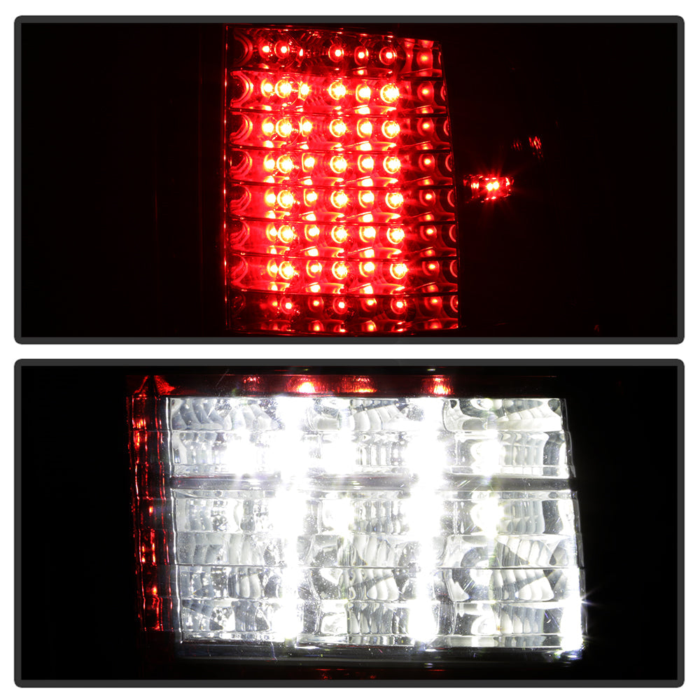 XTUNE POWER 9037498 Dodge Ram 1500 09 18 Ram 2500 3500 10 19 Incandescent Model only ( Not Compatible With LED Model ) ““““C Shape““““ LED Tail Lights Red Clear