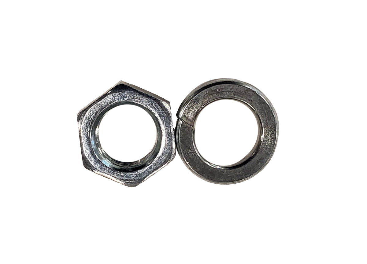Borgeson Pitman shaft nut and lock washer kit for Saginaw Vega 140 manual steering gears. SK7809779