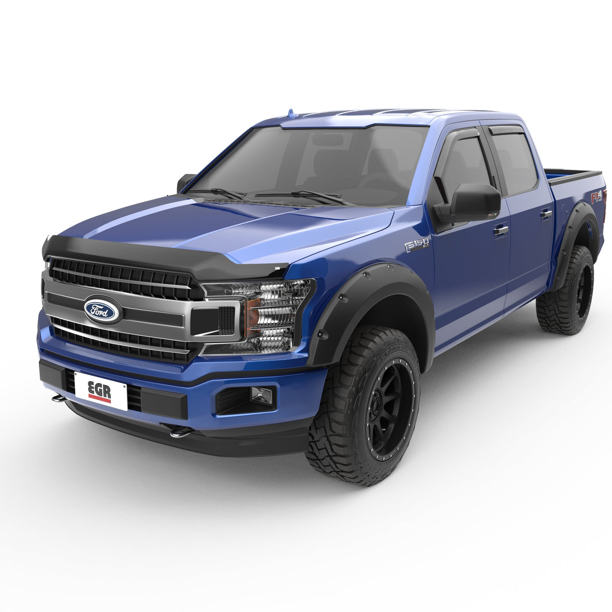 EGR Superguard hood guard matte black 15-20 Ford F-150