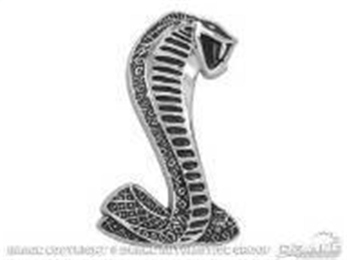 Drake Muscle Shelby Cobra Fender Emblem F6ZZ-16228-A