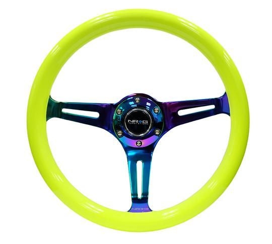 NRG Innovations Steering Wheels Wood Grain ST-015MC-NYW