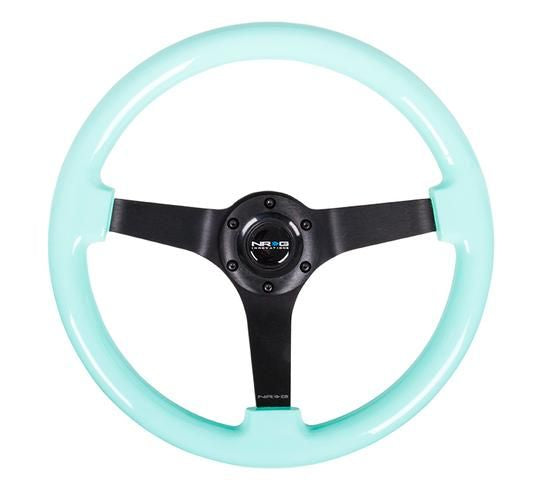 NRG Innovations Reinforced Steering Wheel RST-036MF-BK