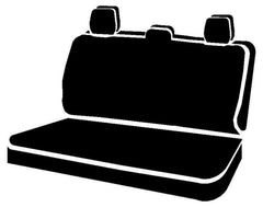 Fia SL62-57 BLK/BLK SL Rear Bench Seat Cover