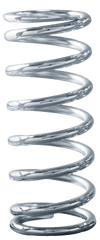 QA1 8CS375 Spring Chrome Silicon 2-1/2 Id 8-375 Lbs Chrome Plated