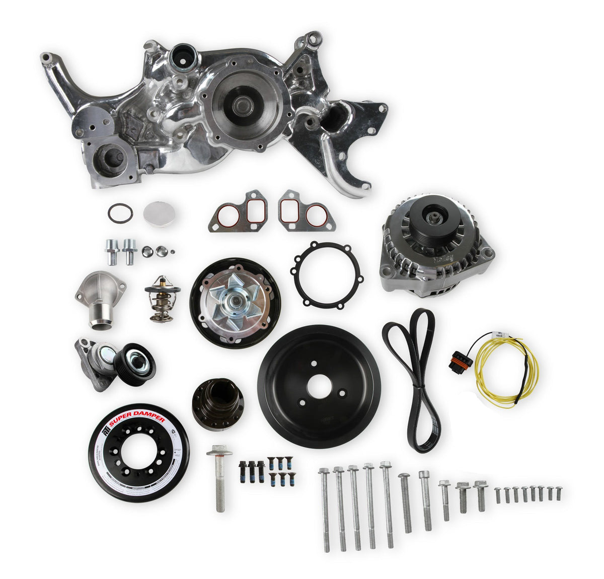 Holley 20-192P COMP MID-MT PREM SYST, LS7 WP ALT-POLISH