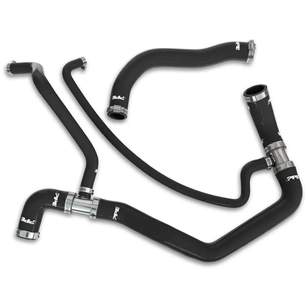 PPE Diesel Coolant Hose Kit 01-05 LB7 / LLY Black  119020100